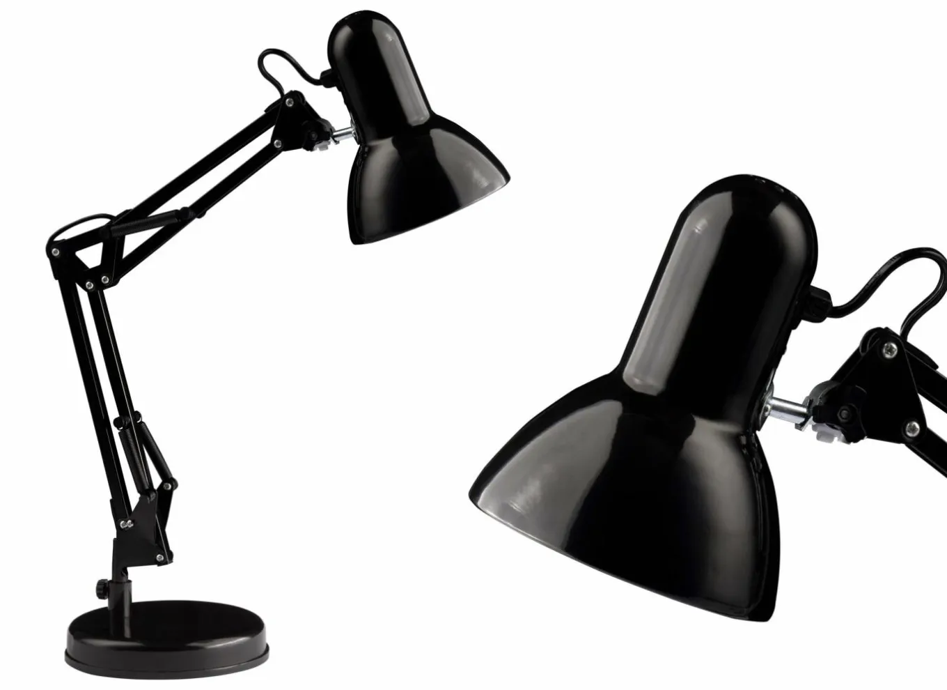 Brilliant Kinderbureaulampen|Kinderbureaulampen|Bureaulamp Henry zwart