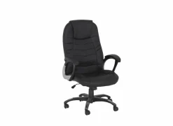 Bureaustoel Gaga 68x68x120cm - lederlook - zwart- Bureaustoelen|Bureaustoelen