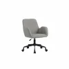 Bureaustoel Mind 60x59x91,5cm - stof - grijs- Bureaustoelen|Bureaustoelen