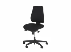 Bureaustoelen|Bureaustoelen|Bureaustoel Sigmund 47x49x107cm - stof - zwart