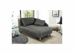 Chaise longue Roy Recamière 149x90cm - stof - taupe met bedfunctie- Slaapbanken|Fauteuils