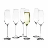 Salt & Pepper Champagneglazen|Aperitiefglazen|Champagneglas Cuvee 21cl - glas - transparant set van 6