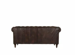 Chesterfield Stanley 2-zit - leder - bruin- 2-Zits Zetels|Zetels