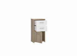 Bijzetkasten|Commode|Commode Best Chest 40x30x78cm - decor - sonoma eik & wit
