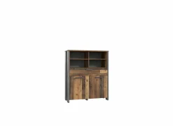 Commode|Commode|Commode Clif 107x42x128cm - decor - old wood & beton