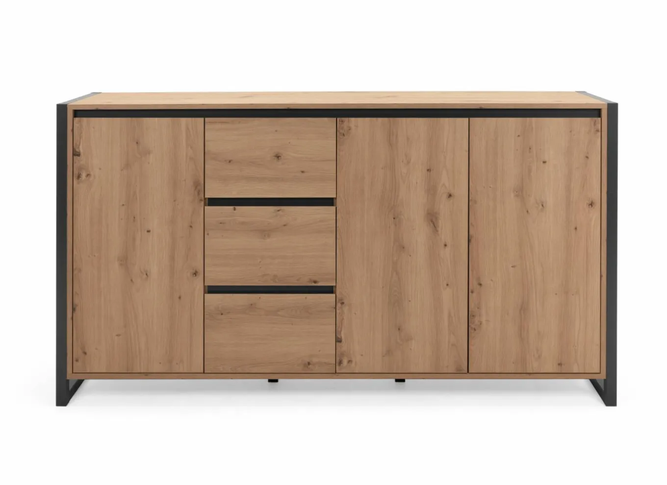 Commode|Commode|Commode Denver 160cm - decor - artisanale eik & anthraciet