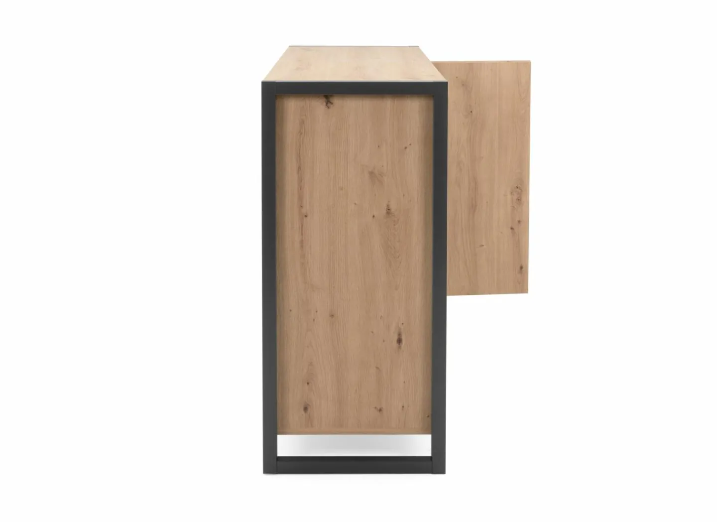 Commode Denver 120cm - decor - artisanale eik & anthraciet- Commode|Commode