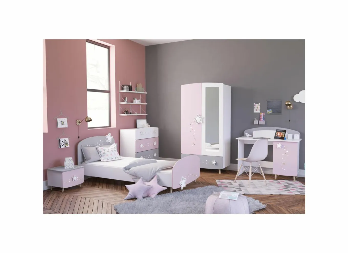 Demeyere Commodes|Commode Etoiles 87x41x87cm - decor - multicolor