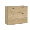 Commode Holmes 110x45x90cm - MDF - eik- Commode|Commode