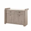 Commode incl luiertafel Amalia 134x75x96cm- Babycommodes