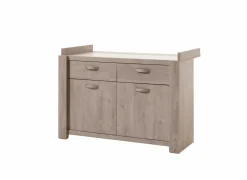 Commode incl luiertafel Amalia 134x75x96cm- Babycommodes