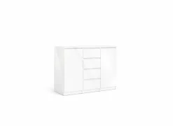 Commode|Commode|Commode Naia 121x50x91cm - decor - wit hoogglans
