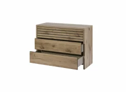 Commode Tanya 111x48x81cm - decor - canyon oak & elegant black- Commode|Commode