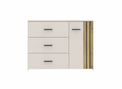 Commode Waikato 120x41x91cm - decor - mauvella eik & zand- Commode|Commode