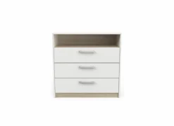 Commode Watson 83x40x81cm - decor - kronberg eik & wit- Commode|Commode