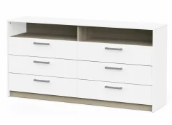 Commode Watson 163x41x103cm - decor - kronberg eik & wit- Commode|Commode