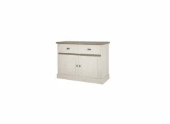 Commode 122x50x88cm - decor - lariks & cristal oak- Commode|Babycommodes