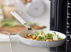 Dagelijkse kost braadpan Ø24cm - aluminium - beige & grijs- Braadpannen