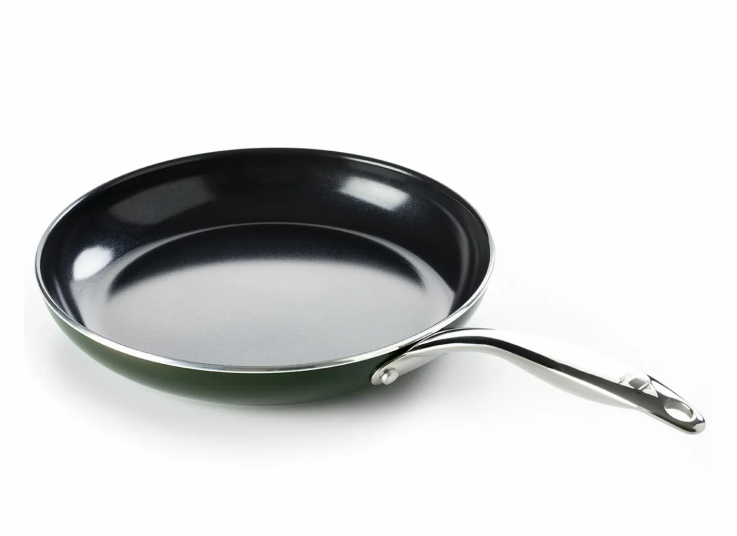 GreenPan Dagelijkse Kost braadpan Ø30cm - aluminium - olijfgroen- Braadpannen