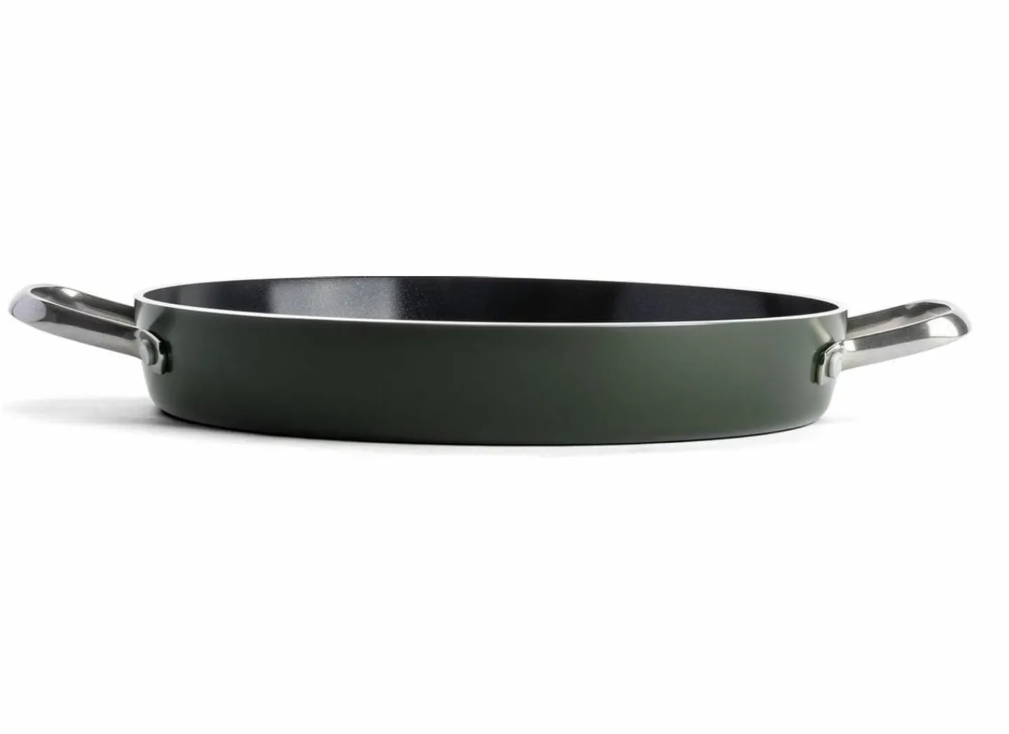 GreenPan Dagelijkse Kost grillpan Ø28cm - aluminium - olijfgroen- Grillpannen