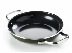 GreenPan Dagelijkse Kost sahan Ø24cm - aluminium - olijfgroen- Braadpannen