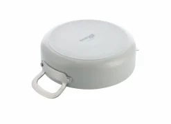 Dagelijkse Kost stoofpan Ø24cm - aluminium - beige & grijs- Braadpannen|Stoofpotten