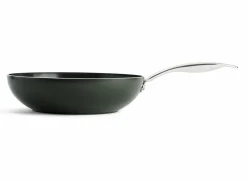 GreenPan Dagelijkse Kost wokpan Ø28cm - aluminium - olijfgroen- Wokpannen