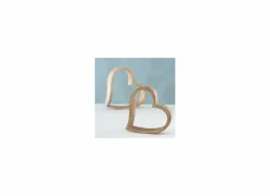 Deco Heart H14-19cm set van 2- Decoratieve Accessoires