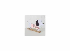 Kerstdecoratie|Decoratieve Accessoires|Deco Hond Barney H39cm