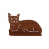 Deco Kat  H16,7cm - staal - roest- Tuindecoratie|Decoratieve Accessoires