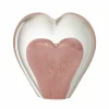 Deco Presse Papier 10cm - glas - roze- Bureau-Accessoires|Decoratieve Accessoires