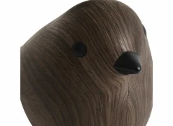 Deco Vogel H14,5cm - dolomiet - tabak- Decoratieve Accessoires