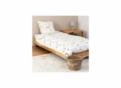 Dekbedovertrekken|Dekbedovertrek Autos 200x140cm - katoen - wit