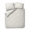 Dekbedovertrek Clover 200x200/220cm - percale - wit- Dekbedovertrekken