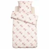 Dekbedovertrekken|Dekbedovertrek Hartmotief 140x200cm - polyester & katoen - roze