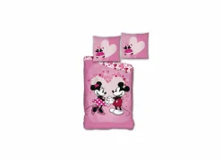 Dekbedovertrek Mickey & Minnie 140x200cm microvezel- Dekbedovertrekken
