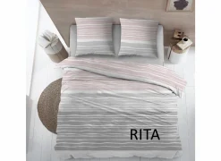 Dekbedovertrek Rita Rose 270x220cm katoen- Dekbedovertrekken