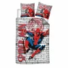 Dekbedovertrek Spiderman 140x200cm - polykatoen - meerkleurig- Dekbedovertrekken