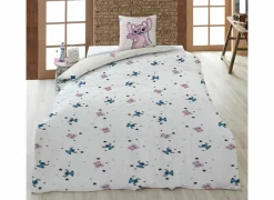 Dekbedovertrekken|Dekbedovertrek Stitch 140x200cm - polykatoen - beige