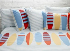 Dekbedovertrekken|Dekbedovertrek Surfboard 200x200/220cm - katoen - multicolor