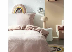 Dekbedovertrekken|Dekbedovertrek Today Rose 140x200cm - katoengaas - roze