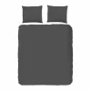 Dekbedovertrekken|Dekbedovertrek 200x220cm - katoen - antraciet