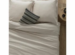 Dekbedovertrekken|Dekbedovertrek 240x220cm - katoen - beige lin excl. kussenslopen