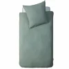Dekbedovertrekken|Dekbedovertrek 140x200cm - katoengaas - groen