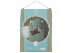 Dekbedovertrekken|Dekbedovertrek 140x200cm - katoengaas - groen