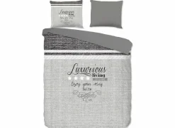 Dekbedovertrekken|Dekbedovertrek 200x220cm - microvezel - suite grijs