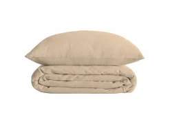 Dekbedovertrekken|Dekbedovertrek 240x220cm - percale katoen - beige