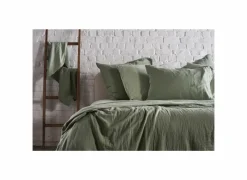 Dekbedovertrekken|Dekbedovertrek 240x200/220cm - tetra katoen - groen