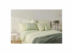 Dekbedovertrekken|Dekbedovertrek 260x220/240cm - tetra katoen - lichtgroen