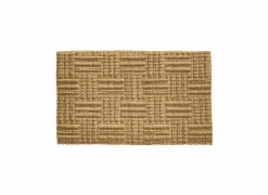 Deurmat Coco reliëf 45x75cm - kokos - naturel- Deurmatten|Deurmatten